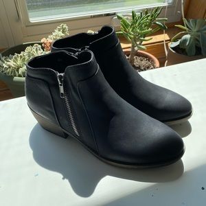 Black ankle boots